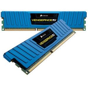 Memorie Corsair Vengeance, DDR3, 8GB, 1600 CL9, Blue LP, Dual Channel Kit Rev. A