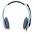 Casti Logitech H250 headset, microfon, albastre