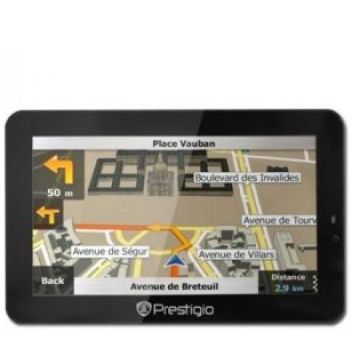 Navigator portabil GPS Prestigio GeoVision 4700BT, 4.3 inch touch, 4GB, Harta Full Europa