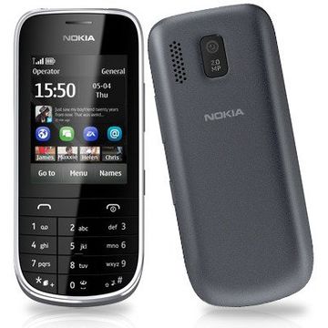 Telefon mobil Nokia Asha 203, gri