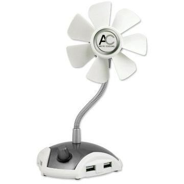 Ventilator USB pentru Notebook Arctic Cooling Breeze PRO, Alb