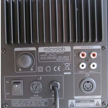 Microlab Solo 1C, 2.0, 60W RMS, telecomanda, Negre