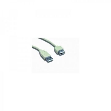 Cablu Gembird  USB 2.0 M - USB 2.0 F 0.75m , Alb