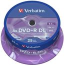 Verbatim DVD+R Dual Layer 25 bucati, 8x, 8.5GB