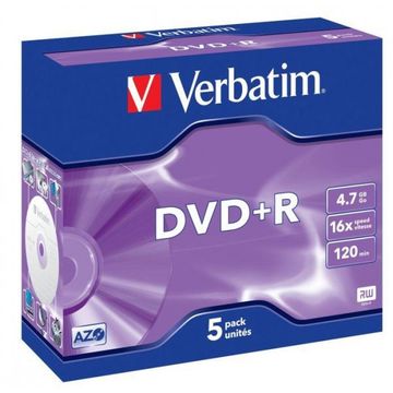 DVD+R Verbatim, 16x, 4.7GB