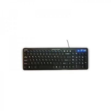 Tastatura E-Blue Ultra-thin Multimedia, USB, neagra