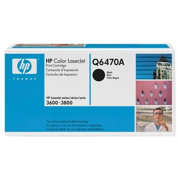 Toner laser HP Q6470A - Negru, 6.000 pagini