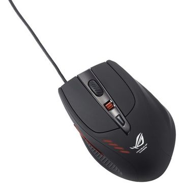 Mouse Asus GX950, laser USB, 8200 dpi, negru