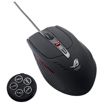 Mouse Asus GX950, laser USB, 8200 dpi, negru