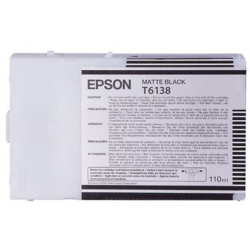 Toner inkjet Epson T6138 Negru mat, 110ml