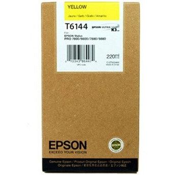 Toner inkjet Epson T6144 Galben, 220ml