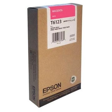 Toner inkjet Epson T6123 Magenta, 220ml