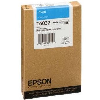 Toner inkjet Epson T6032 Cyan, 220ml
