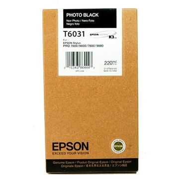 Toner inkjet Epson T6031 Photo Black, 220ml