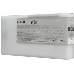 Toner inkjet Epson T6537 gri, 200ml