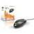 Mouse Conceptronic CLLMEASY Optic, USB, 800 dpi, gri