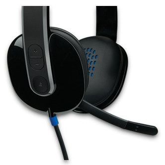 Casti Logitech H540 Headset cu microfon, negre