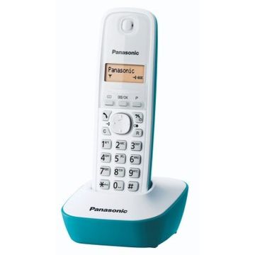 Telefon Panasonic DECT cu CallerID alb + albastru