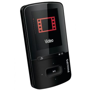 Player Philips GoGear Vibe SA4VBE04KF/12, 4GB, negru