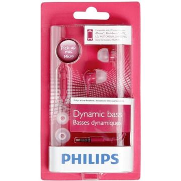 Casti Philips SHE3595PK/00 In-ear cu microfon, roz