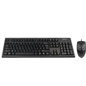 Tastatura A4Tech Kit Tastatura + Mouse, Usb, Negru