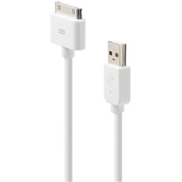 Cablu USB Belkin F8Z328ea04 pentru iPhone 3G/4, alb