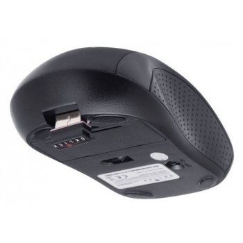 Mouse DeLux M391GX+G07UF, optic wireless, 1000dpi, negru
