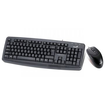 Tastatura Genius KM-110X Kit PS/2 + mouse optic