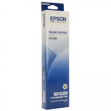 Ribbon Epson S015329, Negru, Pentru FX-890