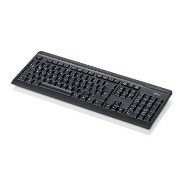 Tastatura Fujitsu KB410 USB, SLIM, 105 keys, S26381-K510-L432, RO, neagra