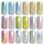 Kit de 8 culori pastelate pentru pictura pe unghii, Rio nail art pastels , NPEP