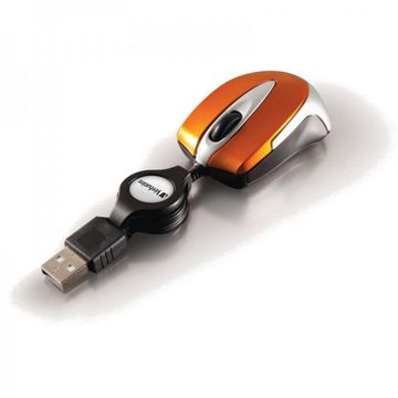 Mouse Verbatim Go Mini Optical Travel Mouse - Volcanic Orange