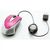 Mouse Verbatim Go Mini Optical Travel Mouse - Hot Pink