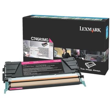 Toner laser Lexmark C746A1MG Magenta, 7000 pagini