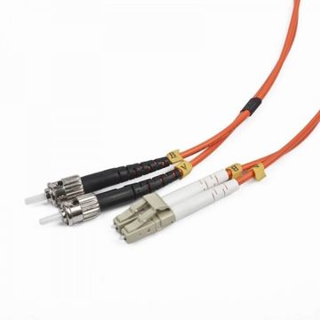 Cablu fibra optica Gembird, duplex multimode, conectori LC-ST, bulk, 1m