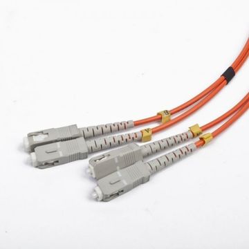 Cablu fibra optica Gembird, duplex multimode, conectori SC-SC, bulk, 1m