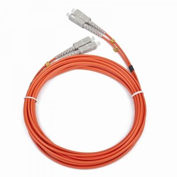 Cablu fibra optica Gembird, duplex multimode, conectori SC-SC, bulk, 1m