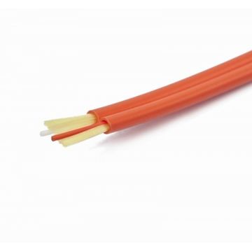 Cablu fibra optica Gembird, duplex multimode, conectori LC-ST, bulk, 2m