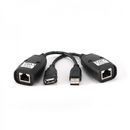 Cablu extensie USB M/F - 2 x RJ45 pana la 30m, Gembird