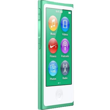 Player Apple iPod Nano Gen 7 MD478QB/A, 16GB, verde