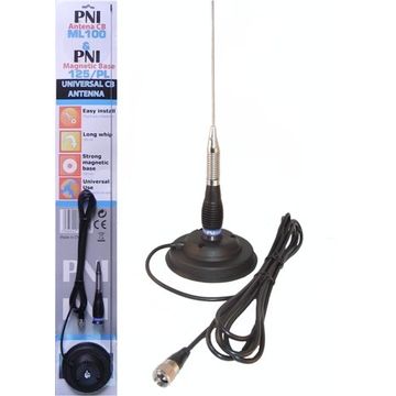 Antena CB PNI ML100 cu lungime 100cm si magnet 125mm inclus