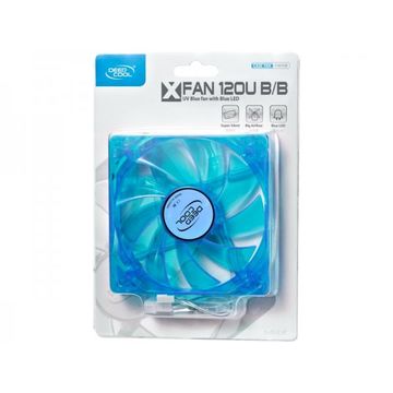 Ventilator Deepcool Xfan 120U, 120mm UV LED, Blue