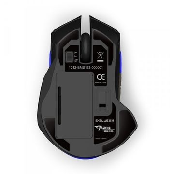 Mouse E-Blue Mazer Type-R Optic 2500DPI Gaming Negru, Wireless, USB
