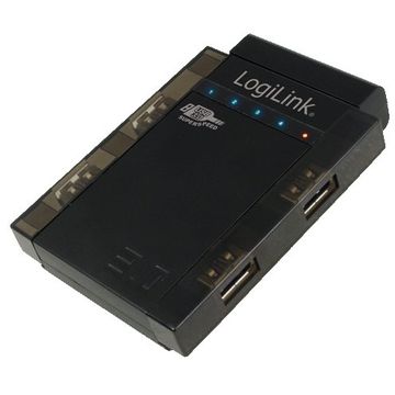 HUB USB LogiLink UA0112, 4 porturi USB 3.0, negru