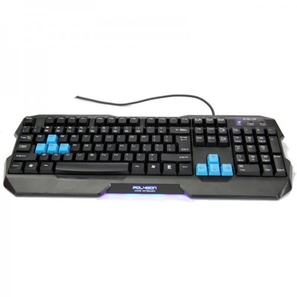 Tastatura Polygon Gaming Keyboard, 8 taste de schimb, iluminare LED Tastaturi