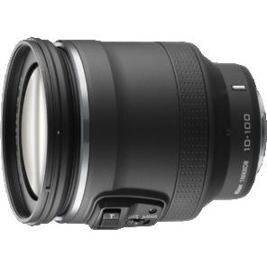 Obiectiv foto DSLR Nikon 1 NIKKOR VR, 10-100mm, f/4.5-5.6 PD ZOOM, Negru