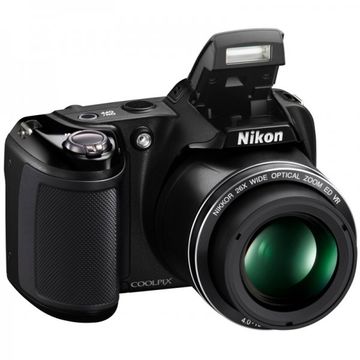 Aparat foto digital Nikon Coolpix L320, 16 MP, zoom optic 26x, Negru