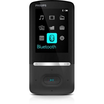 Player Philips GoGear Azure SA5AZU04KF/12, 4 GB, negru