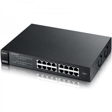 Switch ZyXEL ES1100-16P-EU0102F, 16 porturi, 10/100 Mbps