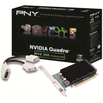 Placa video PNY NVS 300 PCIE x16, 512MB DDR3, 64 bit